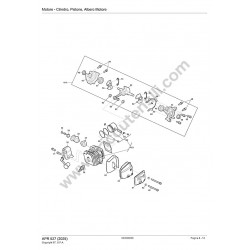 Alpina Chainsaw APR 527 Spare Parts Drawing - 2