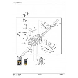 Alpina Chainsaw APR 527 Spare Parts Drawing - 3