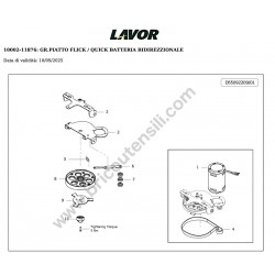 Lavor Floor Scrubber Drier L1 36B CBT Parts Drawing - 5