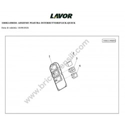 Lavor Lavasciuga Pavimenti L1 36B CBT Esploso Ricambi - 7