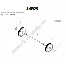 Lavor Lavasciuga Pavimenti L1 36B CBT Esploso Ricambi - 8