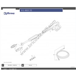 HUfirma Pressure Washer HU 4600 DS Parts Drawing - 4