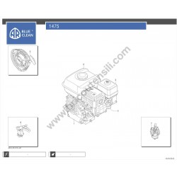 Annovi Reverberi Pressure Washer 1475 Parts Drawing - 4