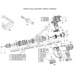 Milwaukee HD28PD-0 Esploso Ricambi