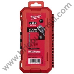 MILWAUKEE Kit Punte SDS-Plus M4 - 4932500060