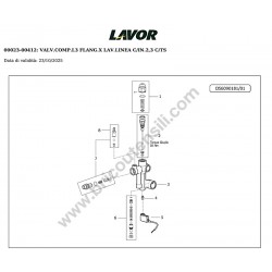 Lavor Pressure Cleaner MCHPX 1515LP Parts Drawing - 2