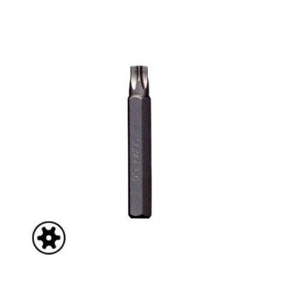 Inserto Torx Con Foro attacco esagonale 10x75 mm