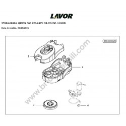 Lavor Floor Scrubber Drier QUICK 36E Parts Drawing