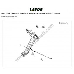 Lavor Floor Scrubber Drier QUICK 36E Parts Drawing - 3