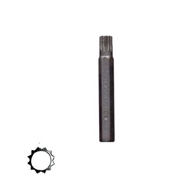 Inserto Impronta XZN Piena attacco esagonale 10x75 mm