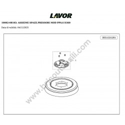 Lavor Floor Scrubber Drier QUICK 36E Parts Drawing - 6