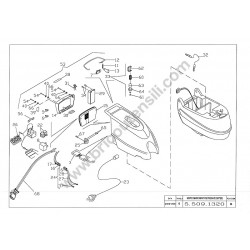Lavor Esploso Ricambi per SCL COMPACT FREE 45BT CBT
