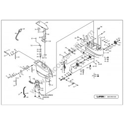 Lavor Esploso Ricambi per SCL COMPACT FREE 45BT CBT - 2