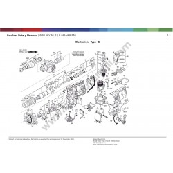 Bosch GBH 18V-28 C Parts Drawing