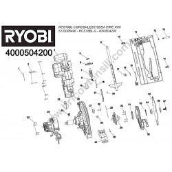 RYOBI RCS18BL-0 Esploso Ricambi