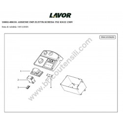 Lavor LKX1510GL Spare Parts Drawing - 2