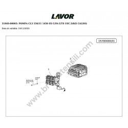 Lavor LKX1510GL Esploso Ricambi - 9