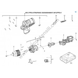 Milwaukee M12FPD-0 Parts Drawing