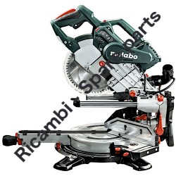 Metabo Mitre Saw KGSV 72 Xact SYM Parts