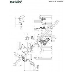 Metabo Troncatrice KGSV 216 MC Esploso Ricambi - 1