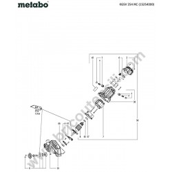 Metabo Mitre Saw KGSV 254 MC Parts Drawing - 2