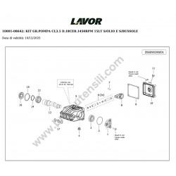 Lavor Idropulitrice LKX 2015LPT Esploso Ricambi - 11