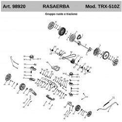 Ama TRX-510Z Esploso Ricambi - 3
