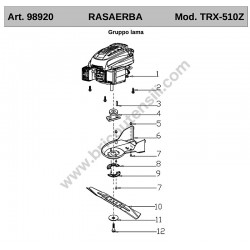 Ama TRX-510Z Esploso Ricambi - 5