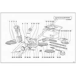 Lavor Pressure Cleaner PROFESSIONAL 130 EVOLUTION Parts Diagram