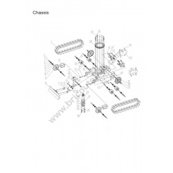 Ama Spare Parts for Excavator EAG100T Chassis