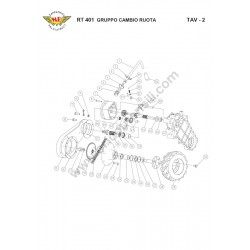 Meccanica Benassi RT401 Spare Parts Page 2