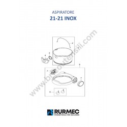 Rurmec Aspiratore AERO 21-21 INOX Ricambi Fusto 