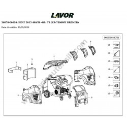 Lavor KR-7300WH KREMER Parts - 1