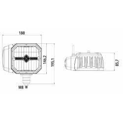 AMA Led Multifunction Headlight 6