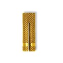 Brass plug with expansion