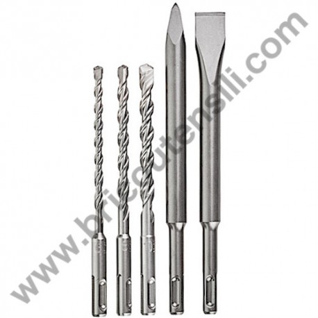 MILWAUKEE SDS-PLUS Drill Bit and Chisel Set
