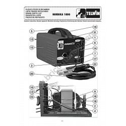 Ricambi Telwin per Saldatrice Nordica 1800 230V ACD