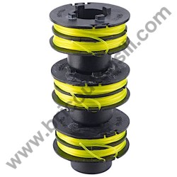 RYOBI RAC119 3-Pack Dual Line Replacement Spools 1.2mm - 1