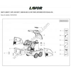 Lavor NPX 1813XP (HY200H HYUNDAI) Esplsoo Ricambi