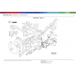 Bosch GCM 8 SJL Parts Drawing