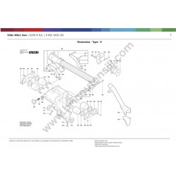 Bosch GCM 8 SJL Parts Drawing - 5