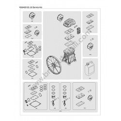 CECCATO BELTAIR PRO 90C2M 230/1/50 Parts Drawing - 2