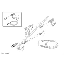 Annovi Reverberi Parts Drawing for Pressure Washer AR210