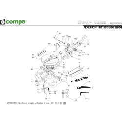 Compa-OMS Spare Parts for Portable Saws Orange 305-90/100