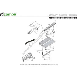 Compa-OMS Spare Parts for Portable Saws Orange 305-90/100