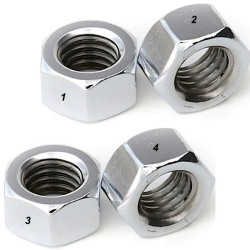 Left-Handed Threaded Nuts