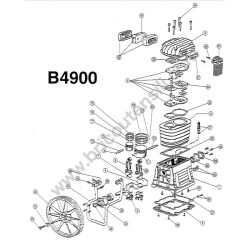 Ricambi BALMA per Gruppo Pompante B4900 - NS29S