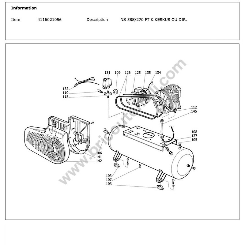 BALMA NS 58S/270 FT K.KESKUS OU DIR. Drawing