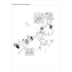 ABAC ESPLOSO Ricambi per MEGA 350-50 W (METABO)