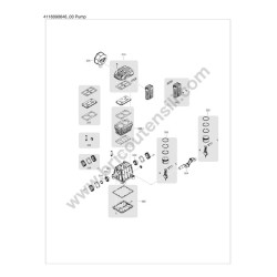 ABAC ESPLOSO Ricambi per MEGA 350-50 W (METABO) - 1